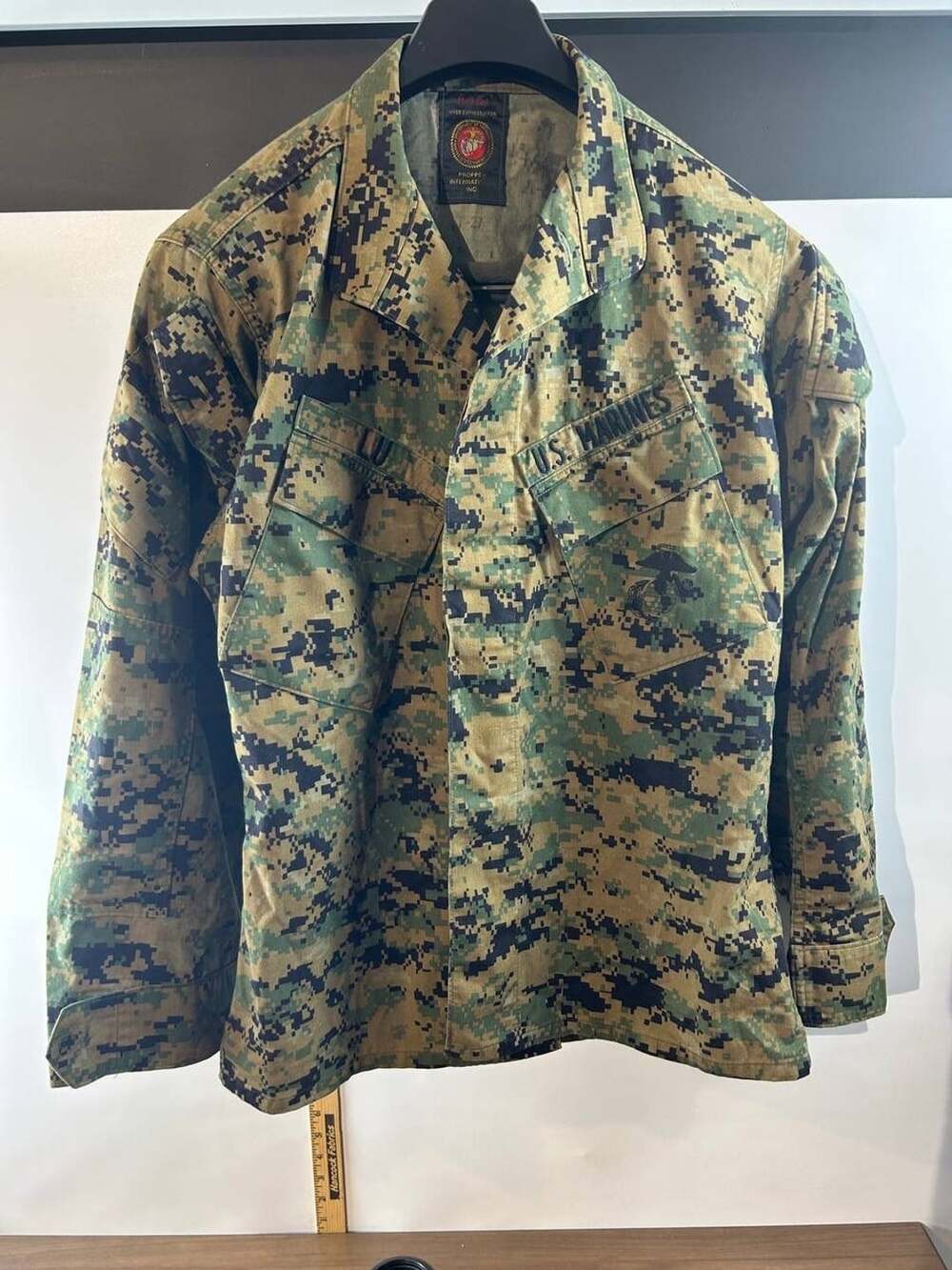 Genuine USMC Issue Propper Woodland MARPAT MCCUU Blouse Camo Combat Large Long
